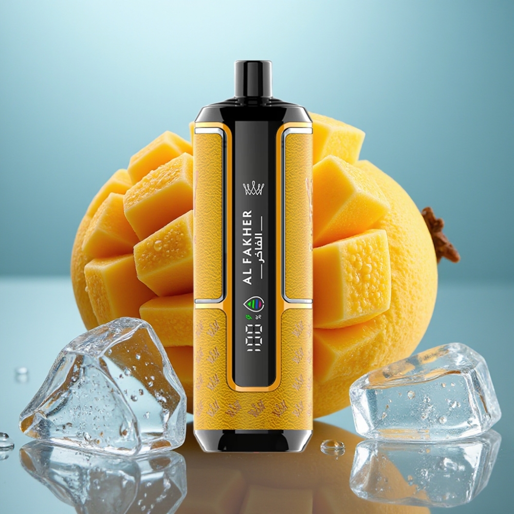 Al Fakher Crown Bar 15K Hypermax Descartável Manga Gelada 22ml 15K Puffs