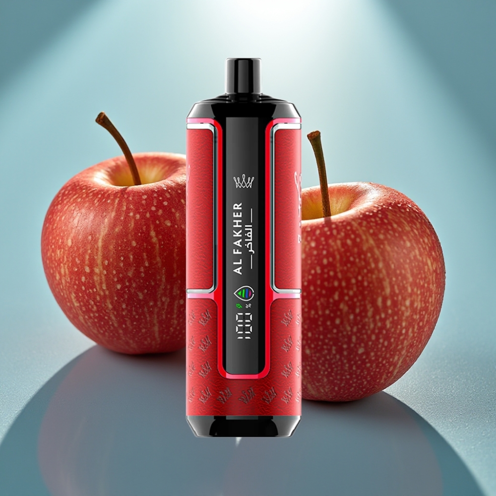 Al Fakher Crown Bar 15K Hypermax Disposable - Duas Maçãs - 22ml 15K Puffs