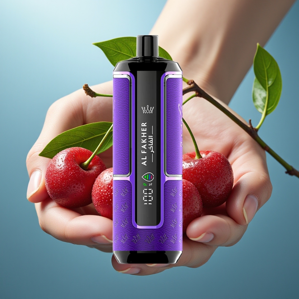 Al Fakher Crown Bar 15K Hypermax Disposable Vape Kit - Festa da Cereja 22ml 15K Tragos