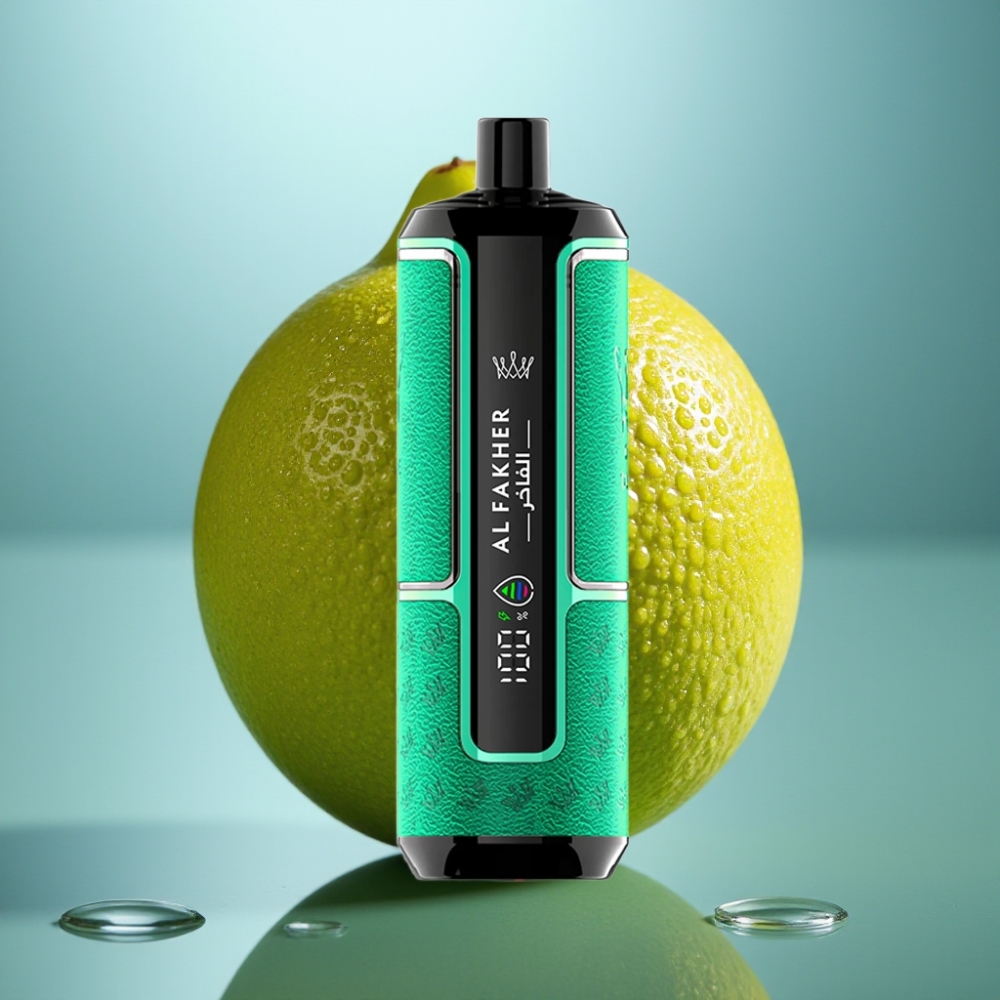 Al Fakher Crown Bar 15K Hypermax Disposable Vape Kit Limão Lima 22ml 15K Puffs