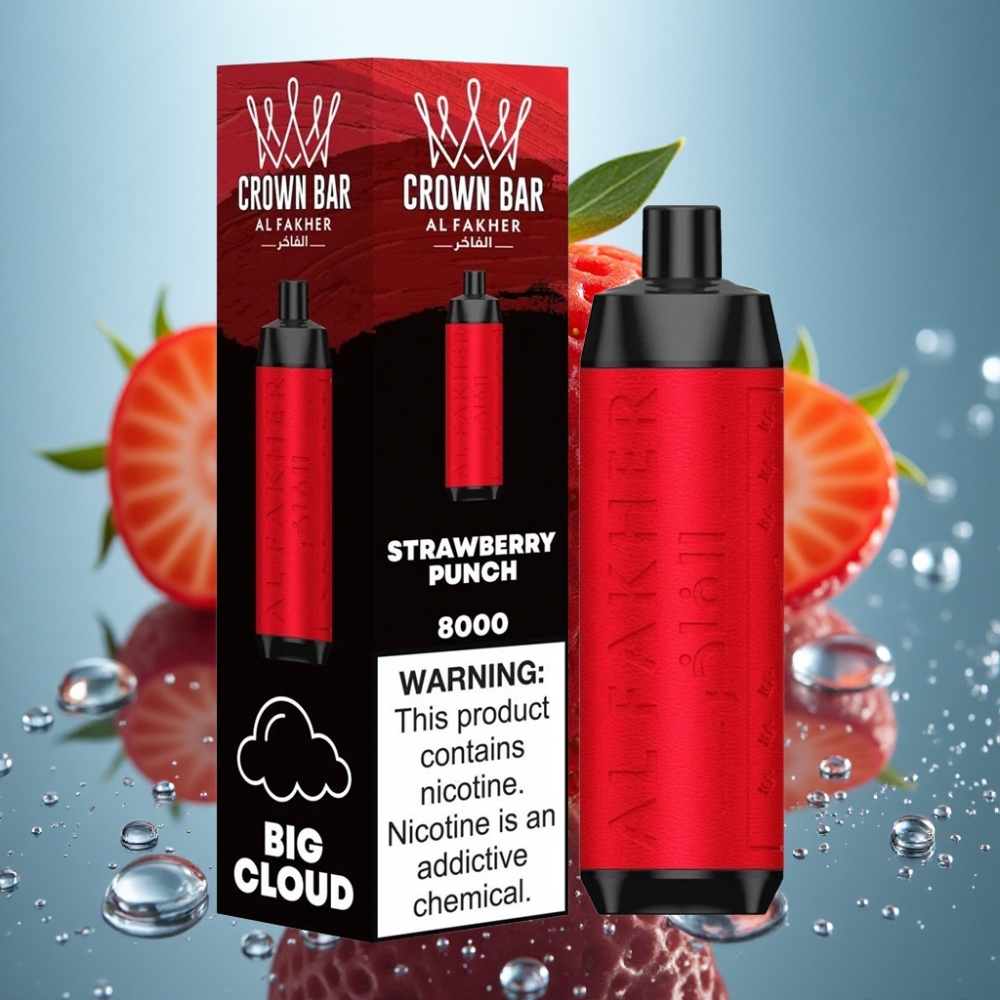 Al Fakher Crown Bar 8000 Crystal Vape Desc