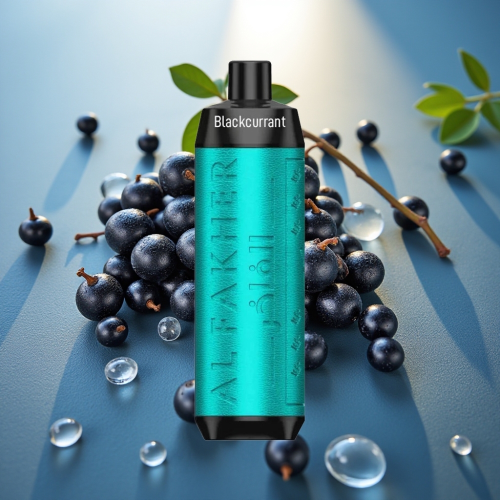 Al Fakher Crown Bar 8000 Crystal Vape Desc Black Currant Ice 18ml 8000 Puffs