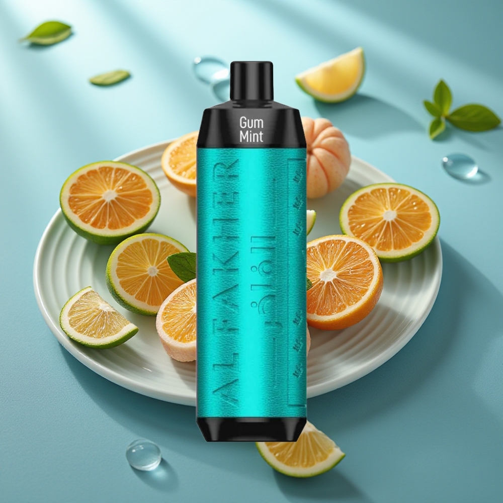 Al Fakher Crown Bar 8000 Crystal Vape Descartável 18ml Gum Mint