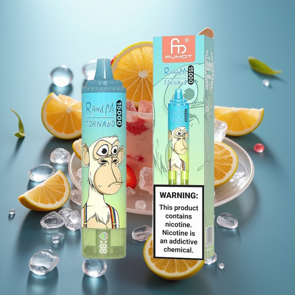 Fumot RandM Tornado 15000 Puffs 25ml Ice Pop USB-C 850mAh