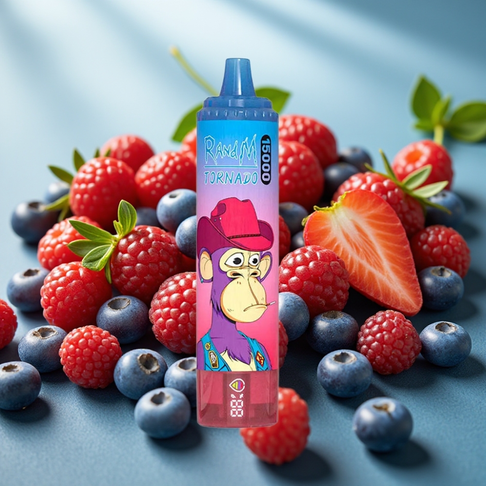 Fumot RandM Tornado 15000 Puffs 25ml Mixed Berry USB-C LCD