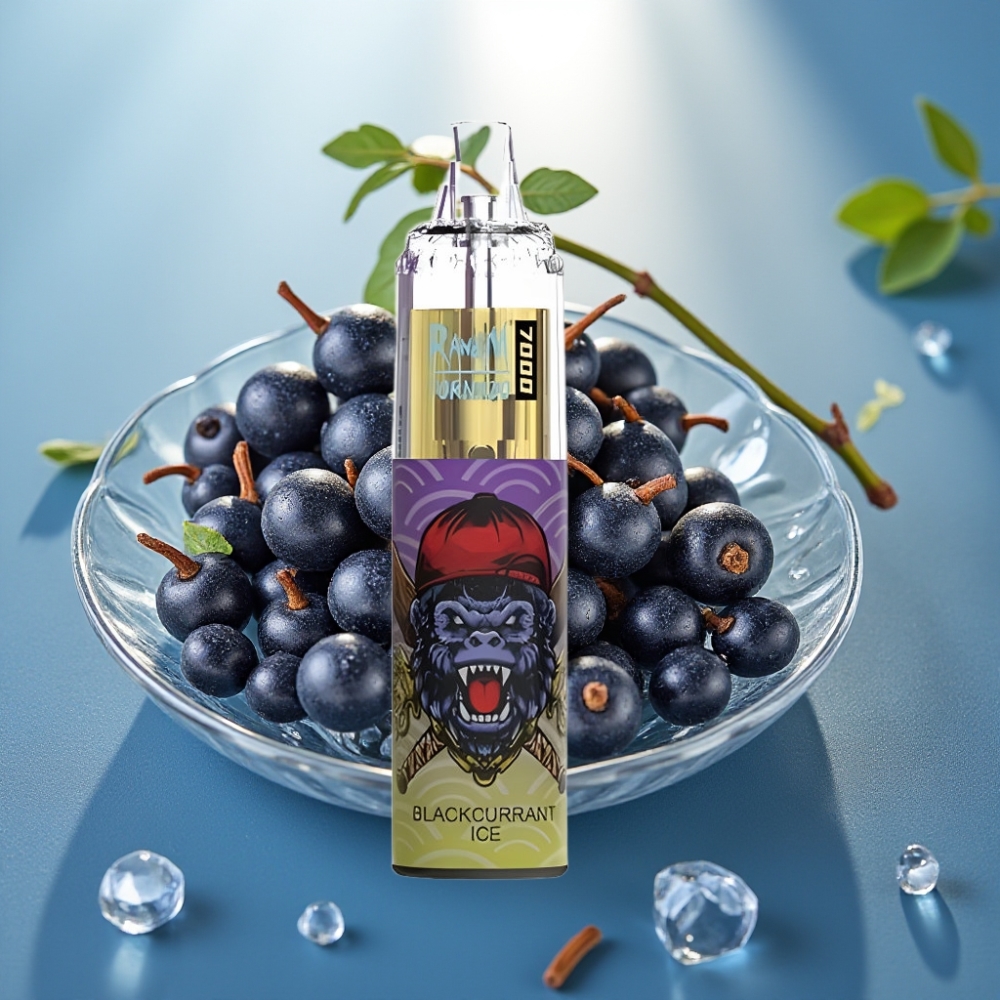Fumot Tornado 7000 Blackcurrant Ice 14ML Mesh 850MAH Tipo-C