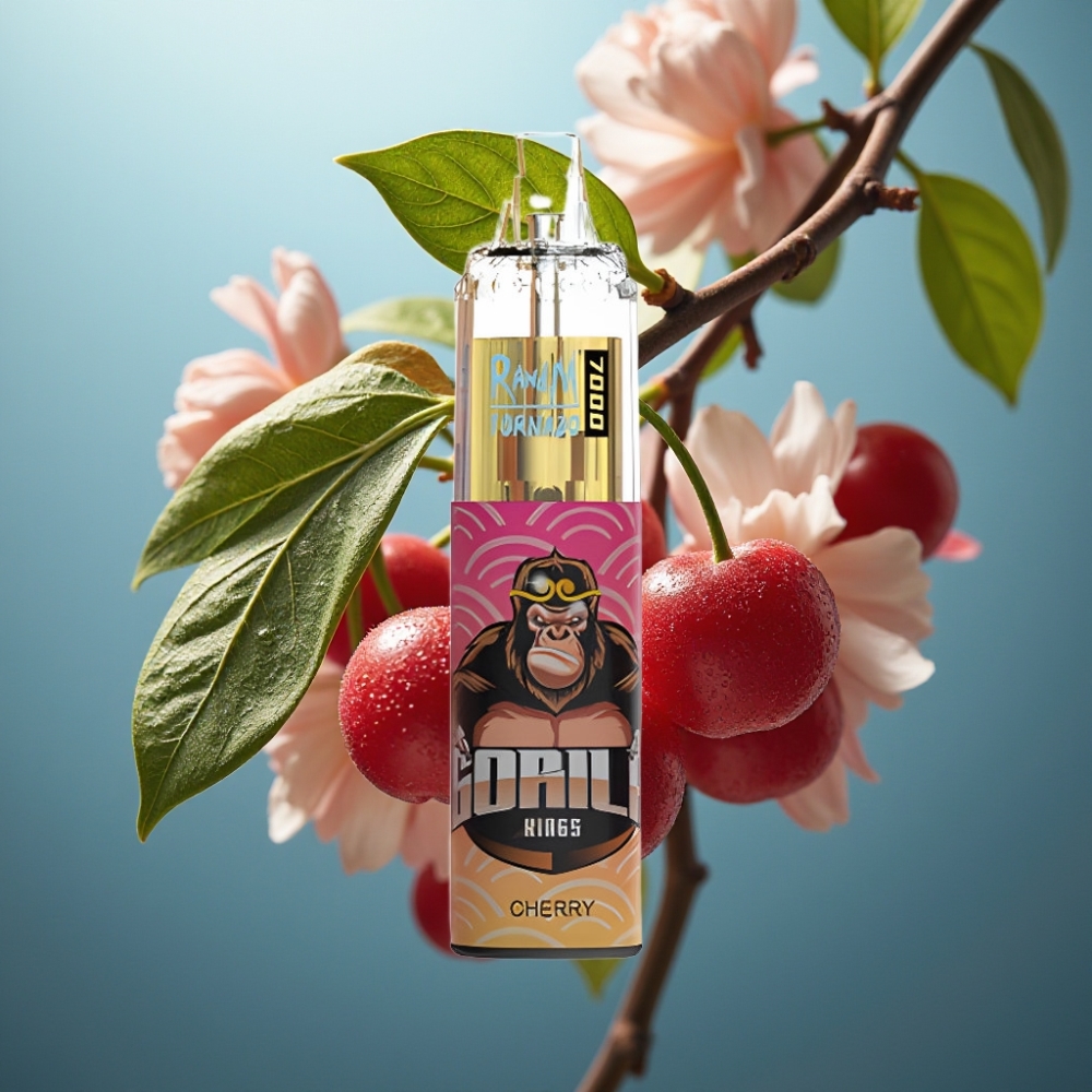 Fumot Tornado 7000 Puffs Disposable Vape Cereja 14ML 850MAH Mesh