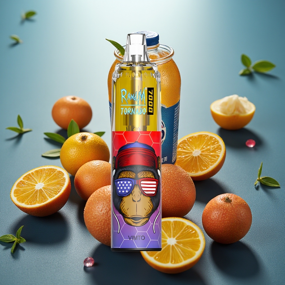 Fumot Tornado 7000 Vape Descartável Vimto 14ML 850MAH RGB