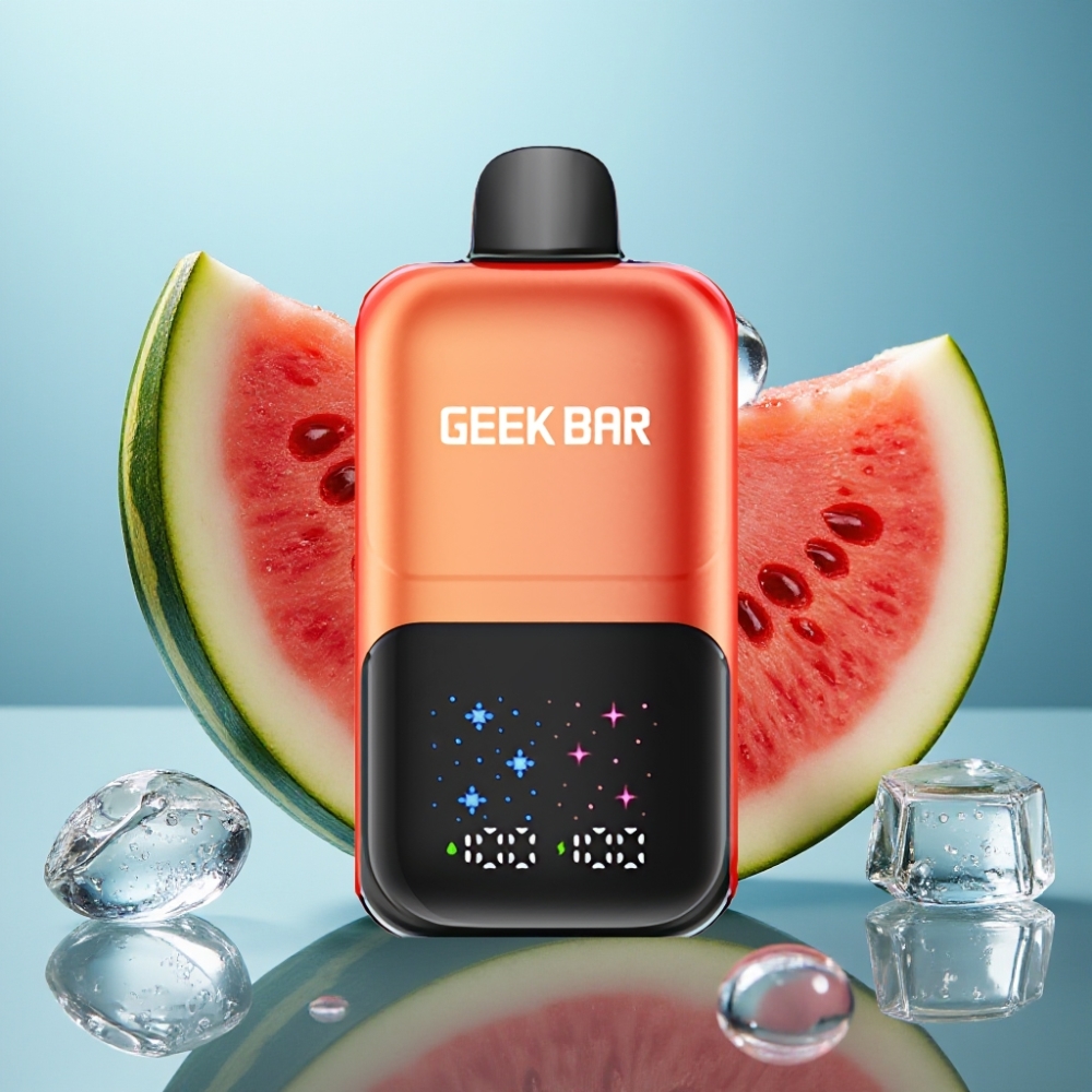 GEEK BAR 2GO 20ml 50000 Puffs Série Dupla - Chiclete de Melancia Gelado