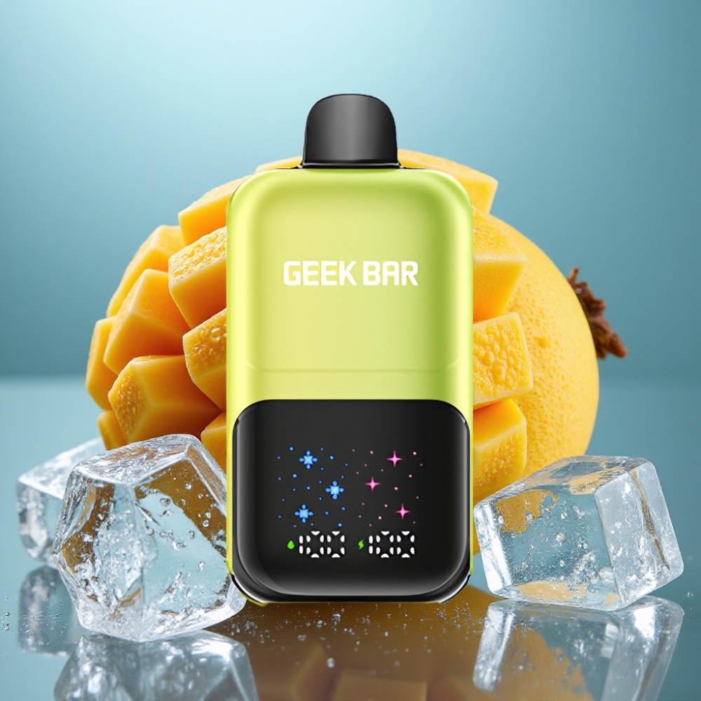 GEEK BAR 2GO 20ml 50000 Tragadas Série Dupla Vape Descartável Manga Gelo México