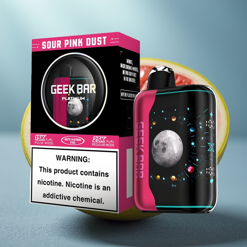 GEEK BAR Platinum Edition 25000 Puffs - Pó Rosa Azedo USB-C 20mL