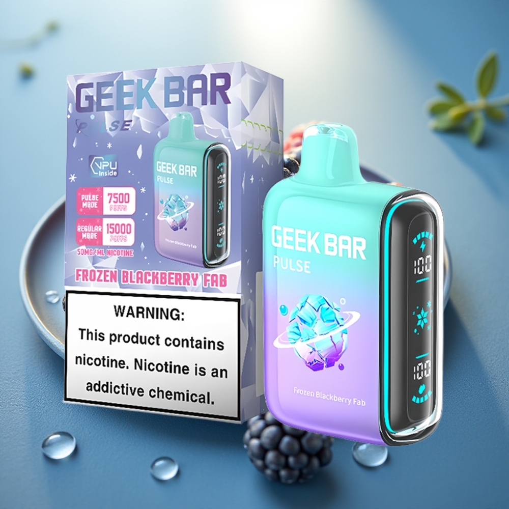 GEEK BAR Pulse 15000 Puffs Edição Congelada 16ML 5 USB-C