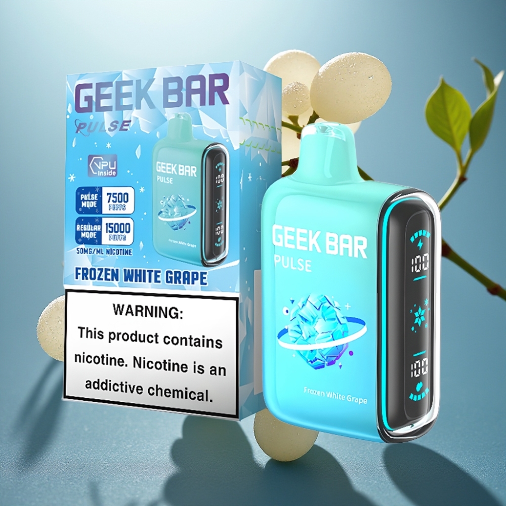 GEEK BAR Pulse 15000 Puffs Edição Congelada 16ML 5 USB-C