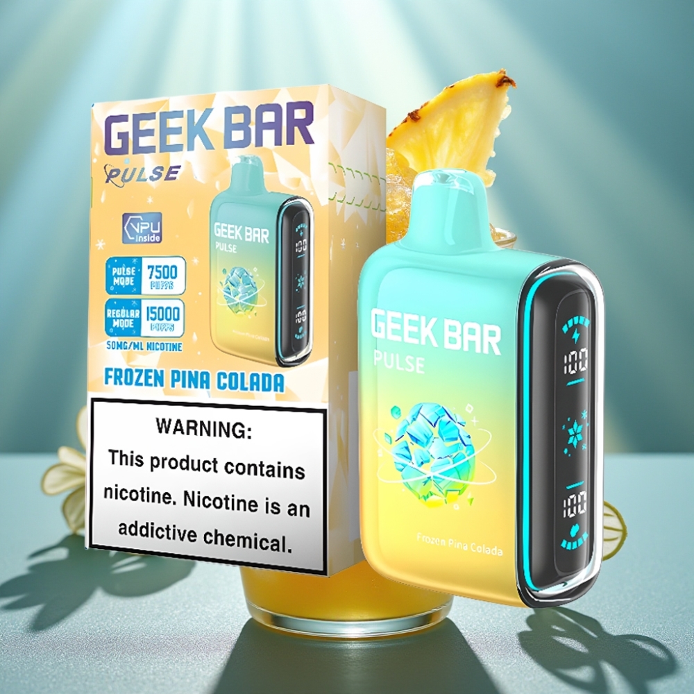 GEEK BAR Pulse 15000 Puffs Edição Congelada 16ML 5 USB-C