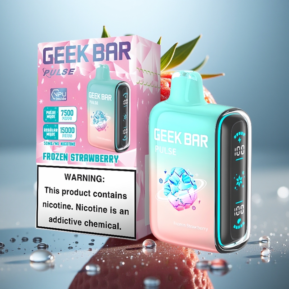 GEEK BAR Pulse 15000 Puffs Edição Congelada 16ML 5 USB-C