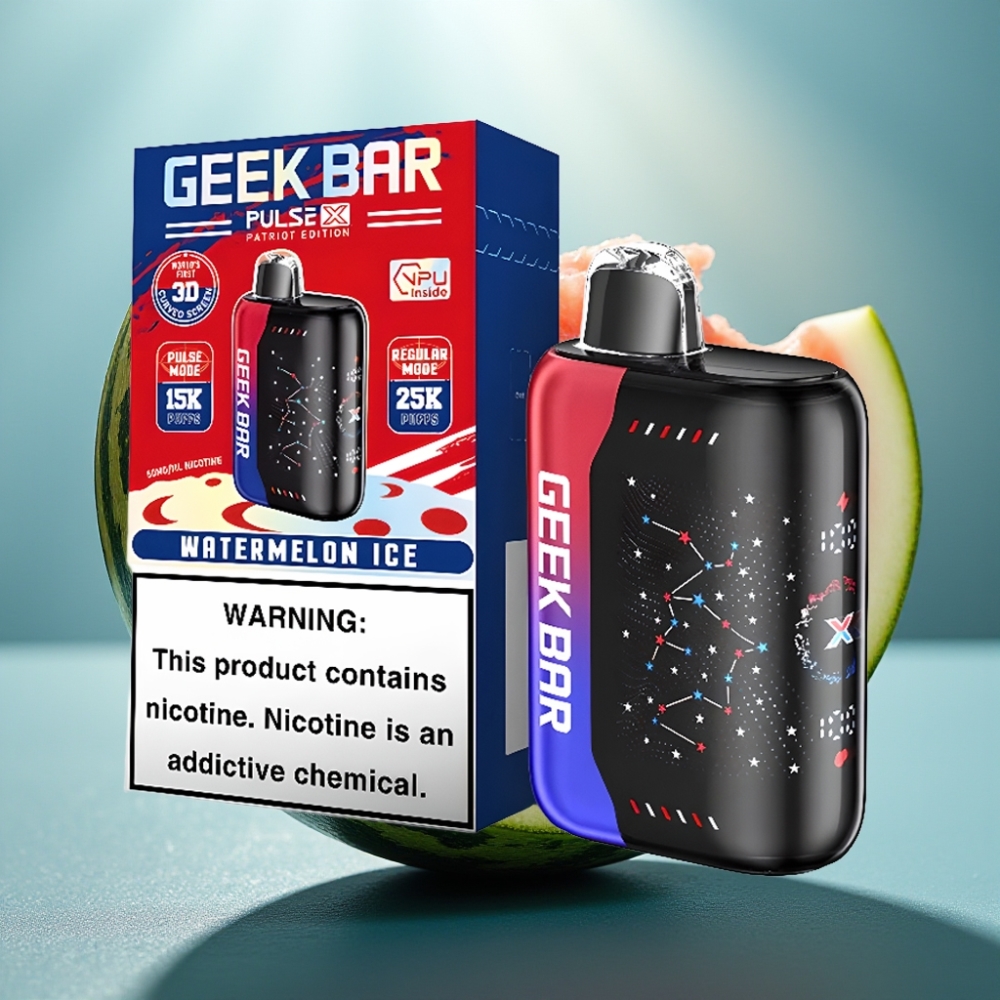 Geek Bar Pulse X 25000 Puffs Edição Patriota 18mL 5 Nicotina