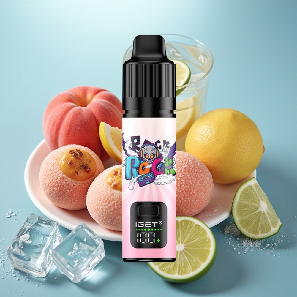 IGET BAR PLUS S3 POD 10000 Puffs - Pêssego Lichia Limão Gelo 18ml 5