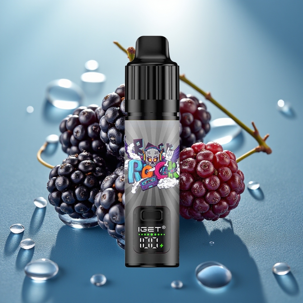 IGET BAR PLUS S3 POD 10000 Puffs Vape Descansável Blackberry Ice 18ml 5
