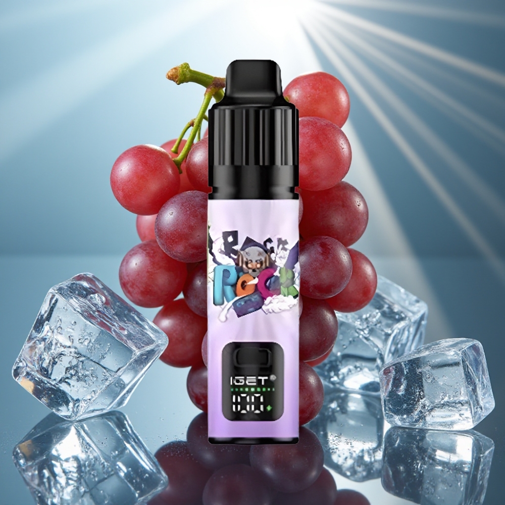 IGET BAR PLUS S3 POD 10000 Puffs Vape Descansável Uva Gelada 18ml 5
