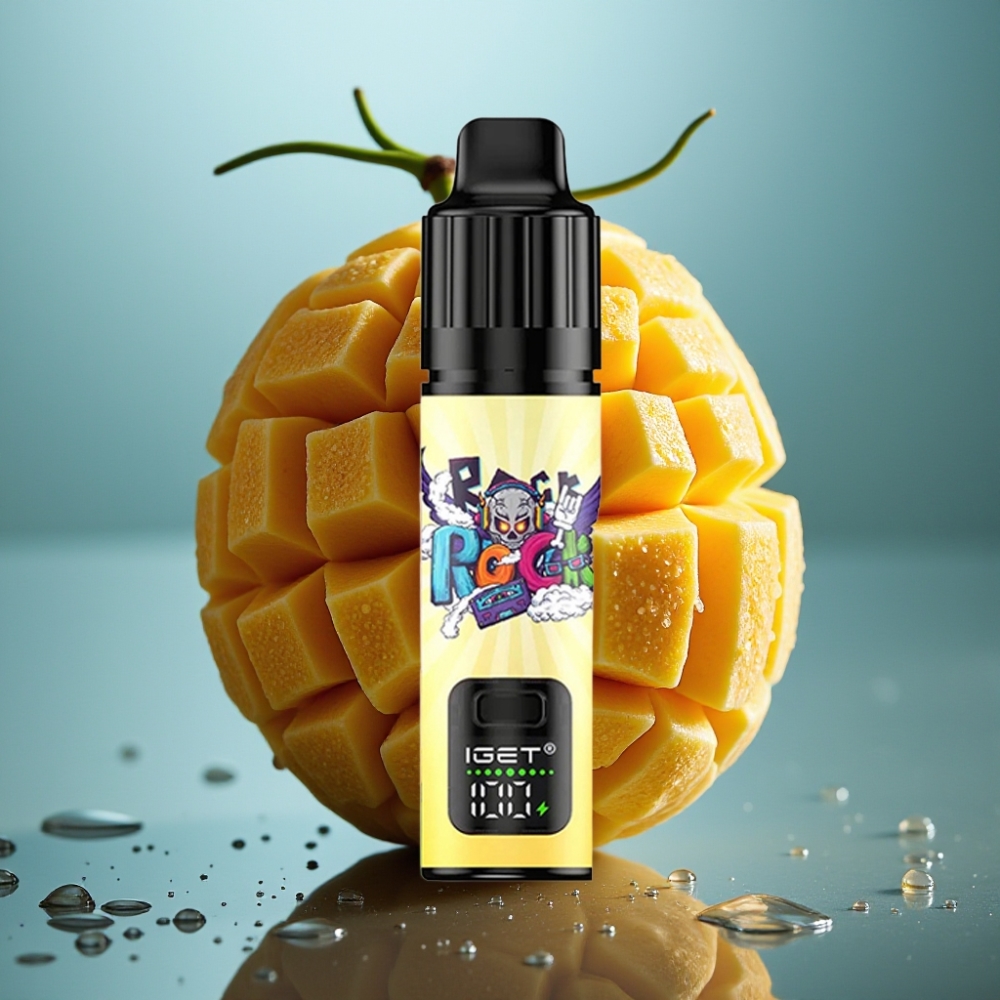 IGET BAR PLUS S3 POD 10000 Puffs Vape Descartável Mango Monster 50mg 18ml