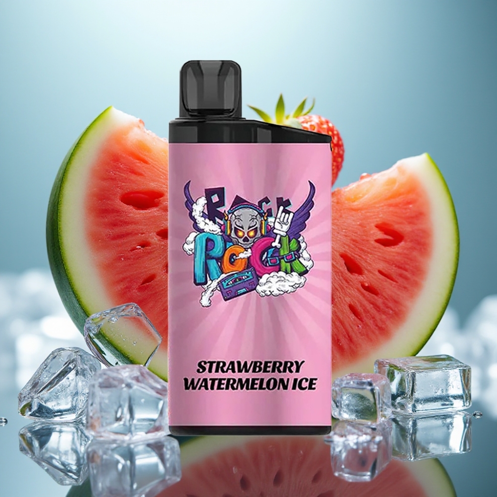 IGET Bar 3500 Puffs Sabor Morango Melancia Gelado 1400mAh Mesh 12 Ohm