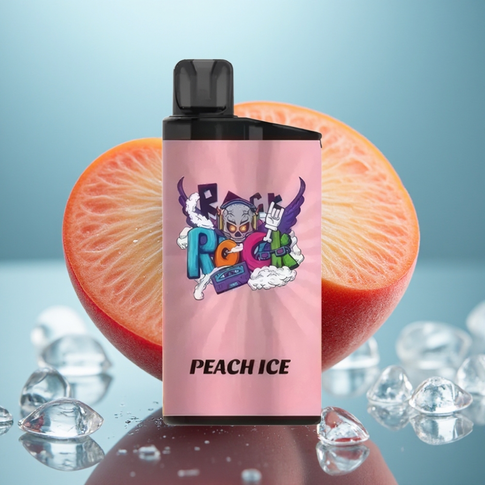 IGET Bar 3500 Puffs Sabor Pêssego Gelo - 1400mAh 12 Ohm Mesh