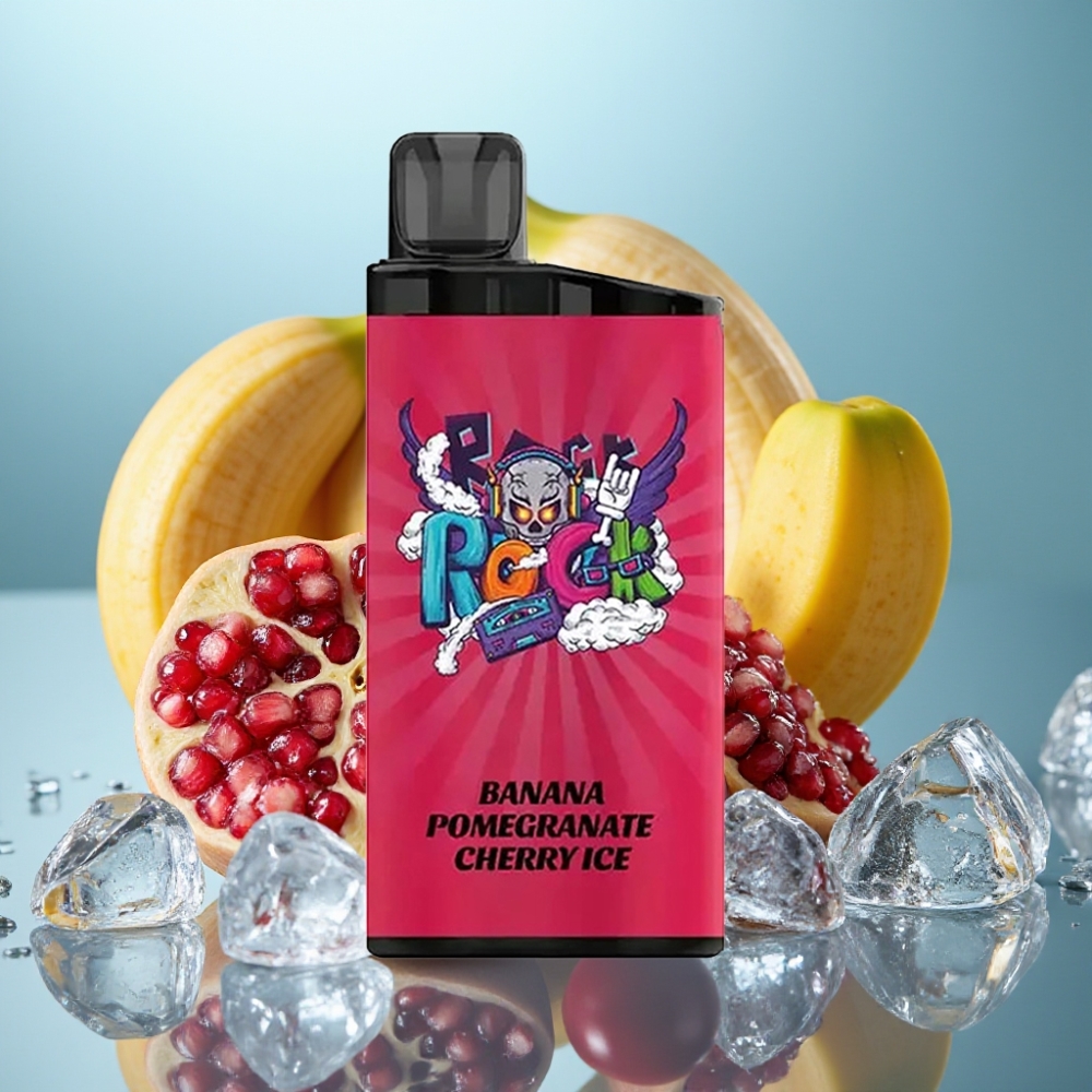 IGET Bar 3500 Puffs Vape Descartável Banana Romã Cereja Gelo 1400mAh