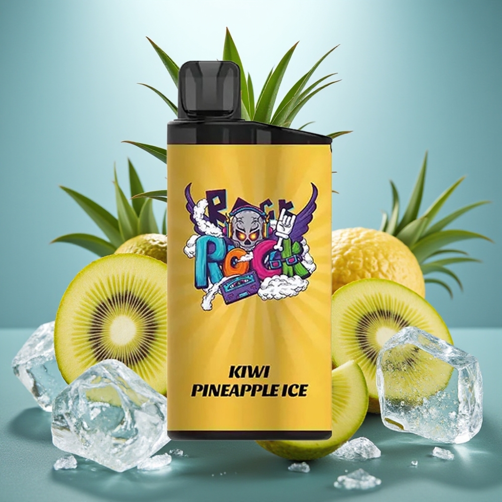 IGET Bar 3500 Puffs Vape Descartável Kiwi Abacaxi Gelo 1400mAh Mesh