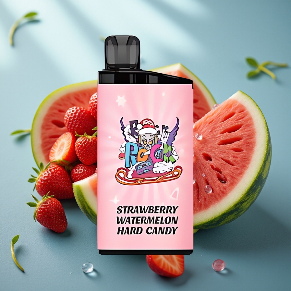 IGET Bar 3500 Puffs Vape Descartável Morango Melancia Balinha Dura
