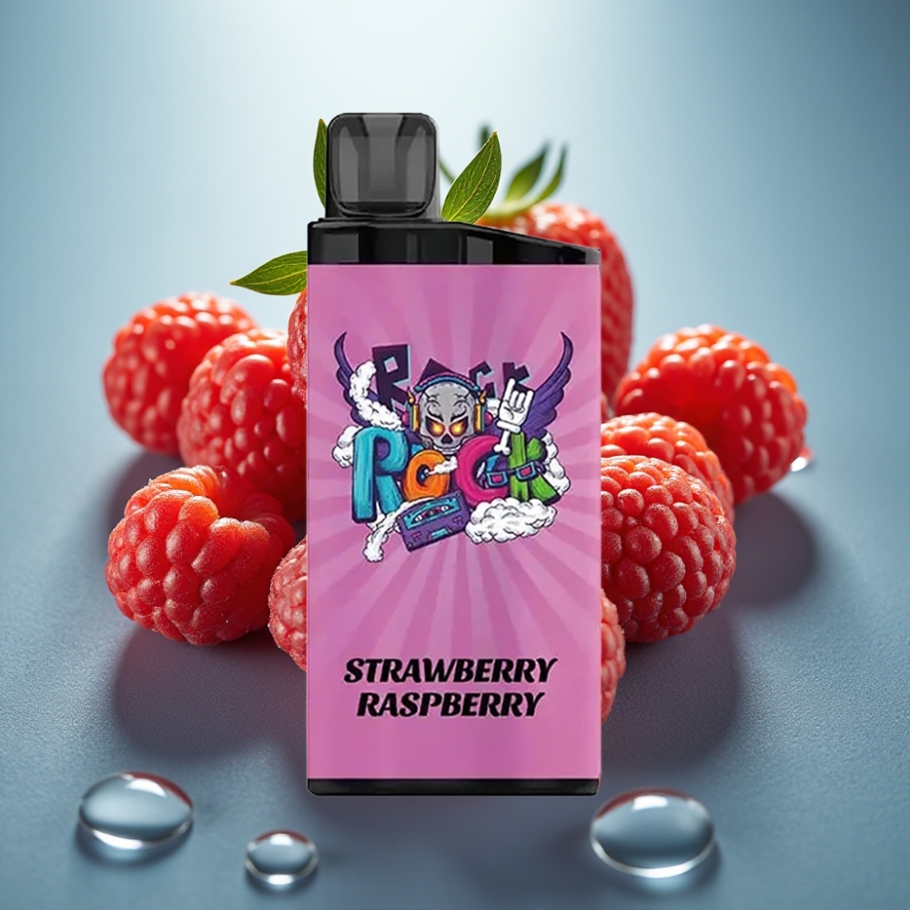 IGET Bar 3500 Puffs Vape Morango Framboesa 12 Ohm 1400mAh