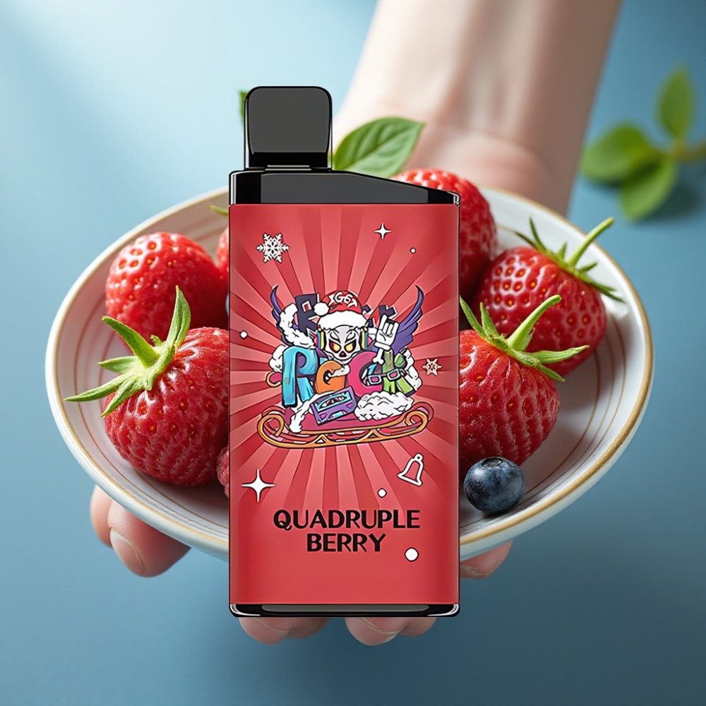 IGET Bar 3500 Puffs Vape Quadruple Berry 1400mAh 12Ohm Mesh