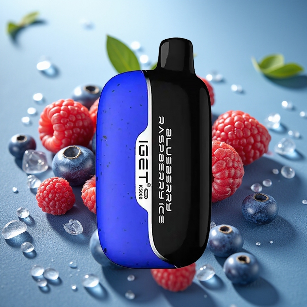 IGET Moon K5000 Puffs Disposable Vape Mirtilo Framboesa Gelo 5000 Puffs 135 Ohm