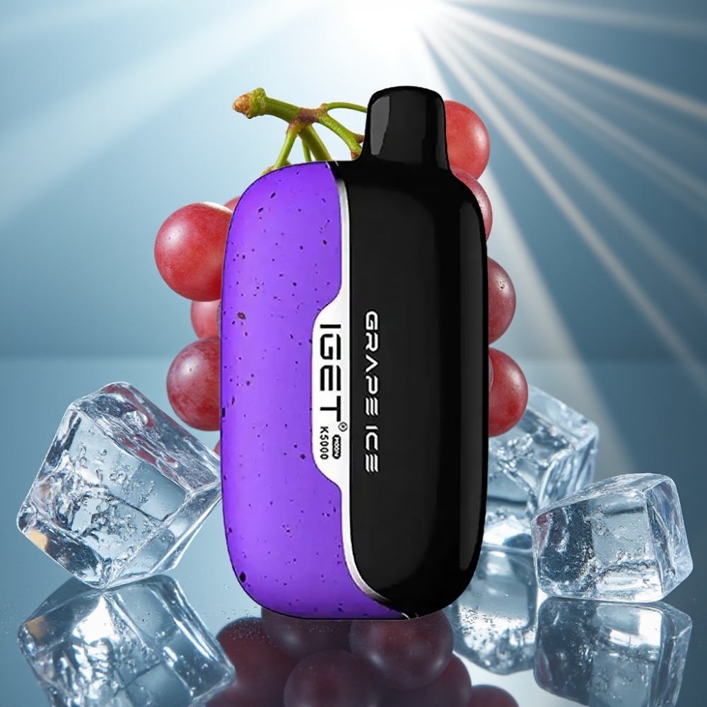 IGET Moon K5000 Puffs Vape Descartável Uva Gelada 5000 Puffs 135 Ohm
