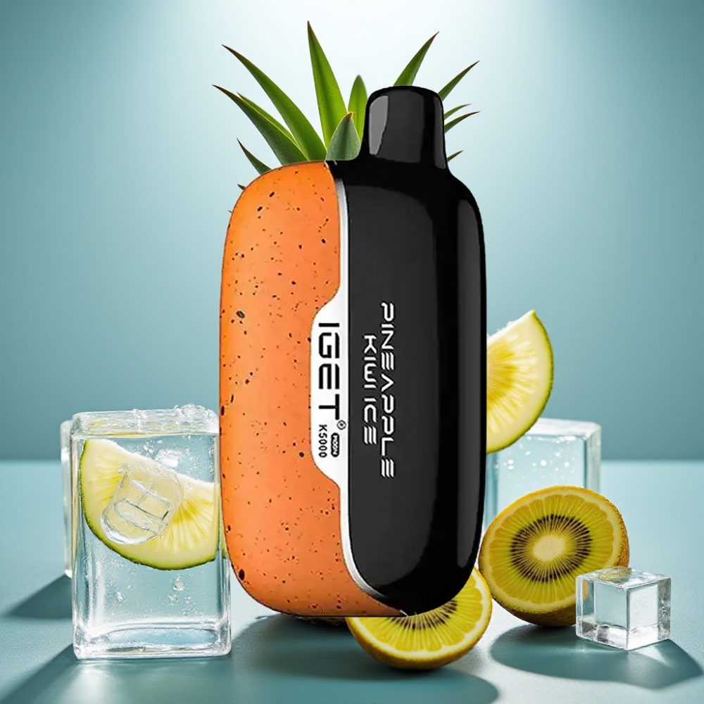 IGET Moon K5000 Puffs Vape Descobrável Abacaxi Kiwi Gelo 5000 Puffs 815g