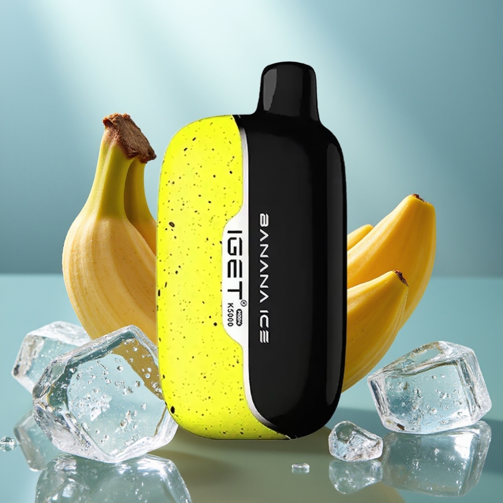 IGET Moon K5000 Puffs Vape Descobrável Banana Ice 5000 Puffs 135 Ohm
