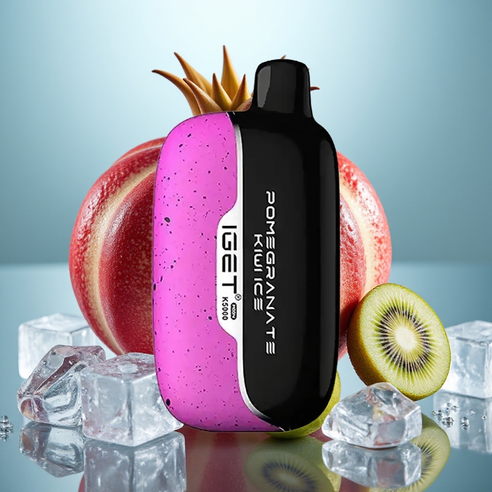 IGET Moon K5000 Puffs Vape Descobrável Romã Kiwi Gelo 5000 Puffs 135 Ohm