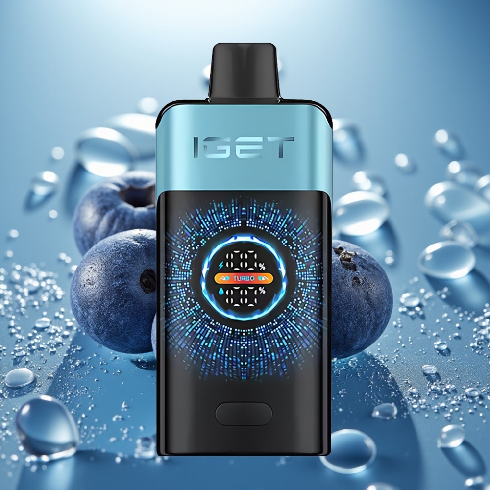 IGET ONE 12000 Puffs Turbo 2700mAh Sabores Mirtilo Gelo