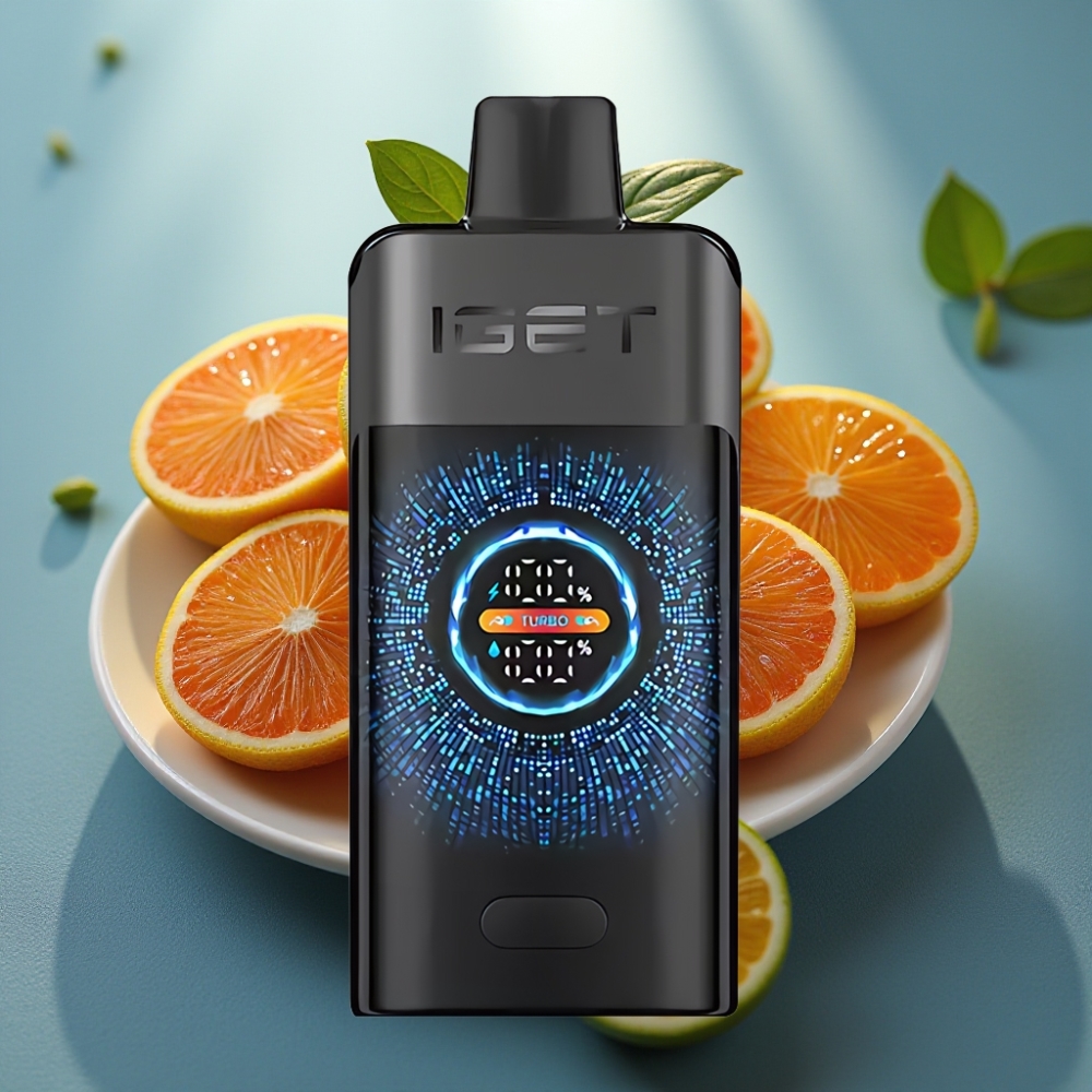 IGET ONE 12000 Puffs Turbo 9000 Puffs Vape Descobrável 2700 mAh Floresta Negra
