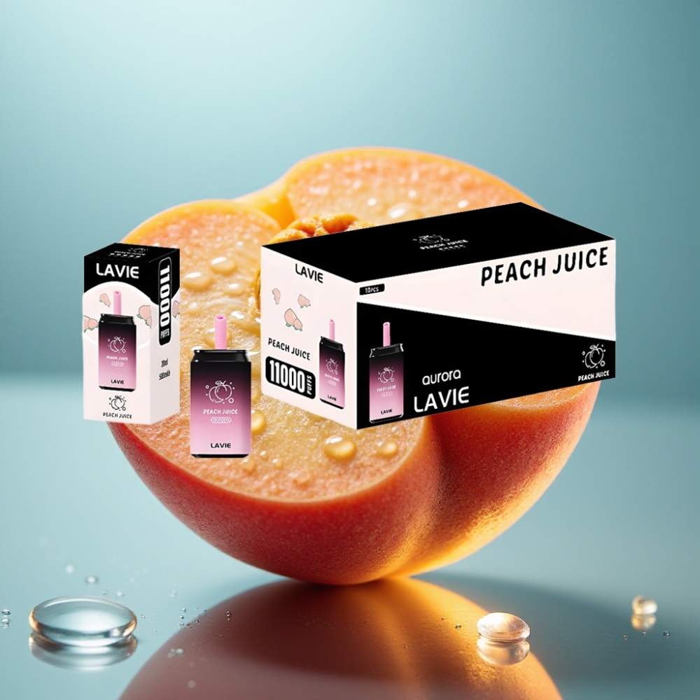 LAVIE Aurora 11000 Puffs - Suco de Pêssego 22ML 5 Tipo-C
