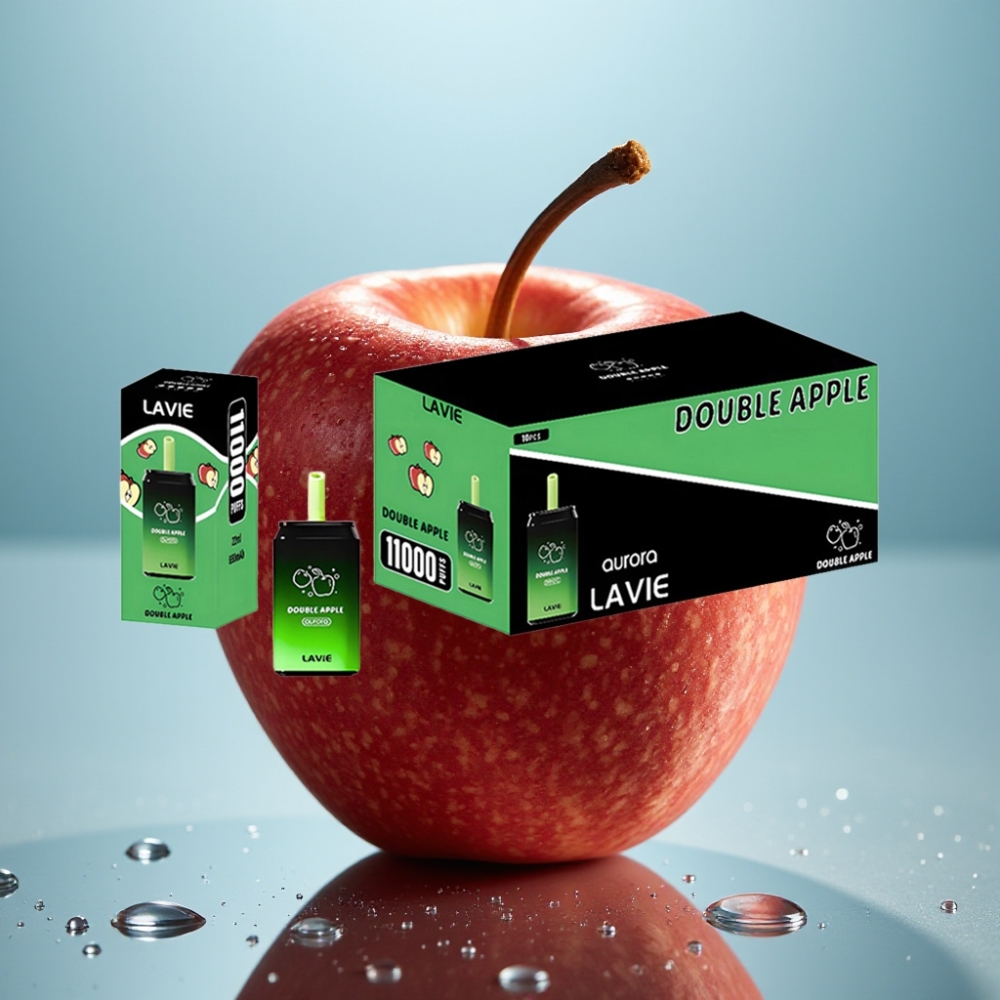 LAVIE Aurora 11000 Puffs Dupla Maçã 22ML 5 Nicotina Tipo-C
