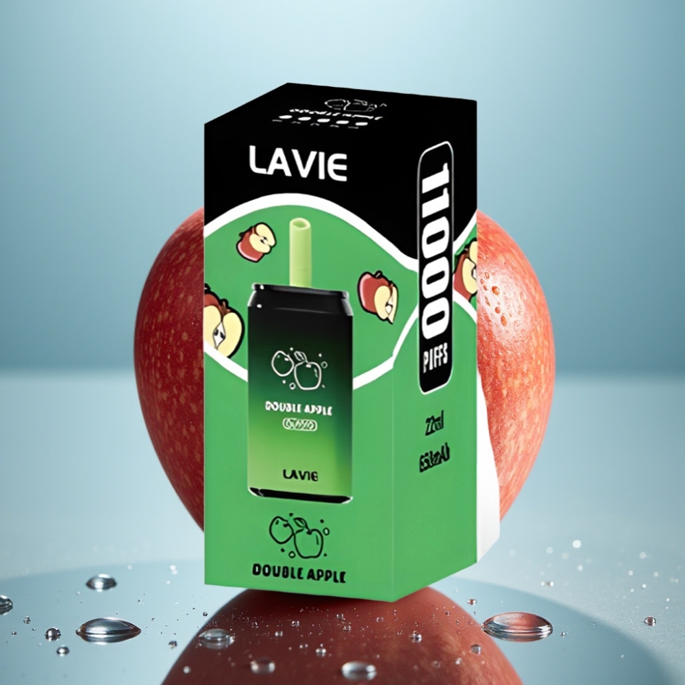 LAVIE Aurora 11000 Puffs Dupla Maçã 22ML 5 Nicotina Tipo-C