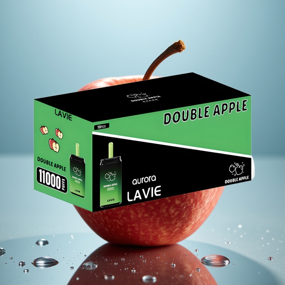 LAVIE Aurora 11000 Puffs Dupla Maçã 22ML 5 Nicotina Tipo-C
