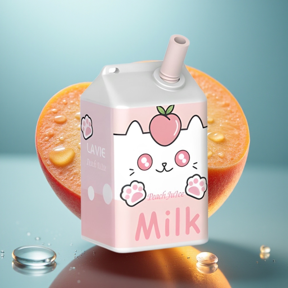 LAVIE Milk 7000 Puffs - Suco de Pêssego e Leite - 16ML - 5 Nicotina