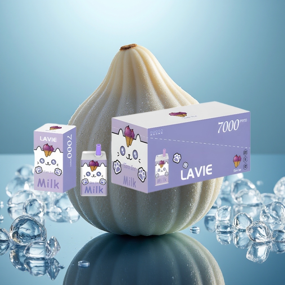 LAVIE Milk 7000 Puffs 16ML Taro Gelado Recarregável