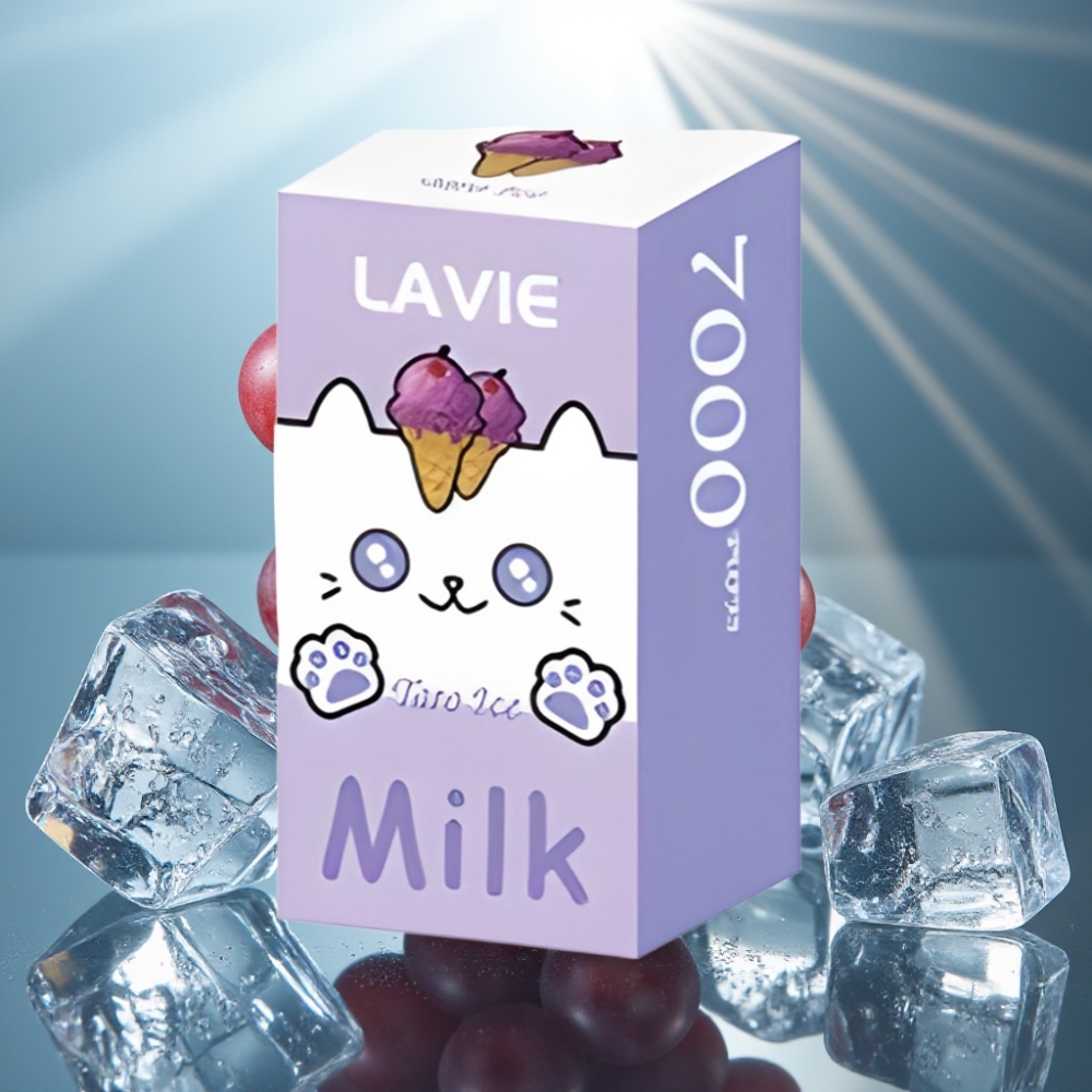 LAVIE Milk 7000 Puffs 16ML Uva Gelado 0 5 Tipo-C