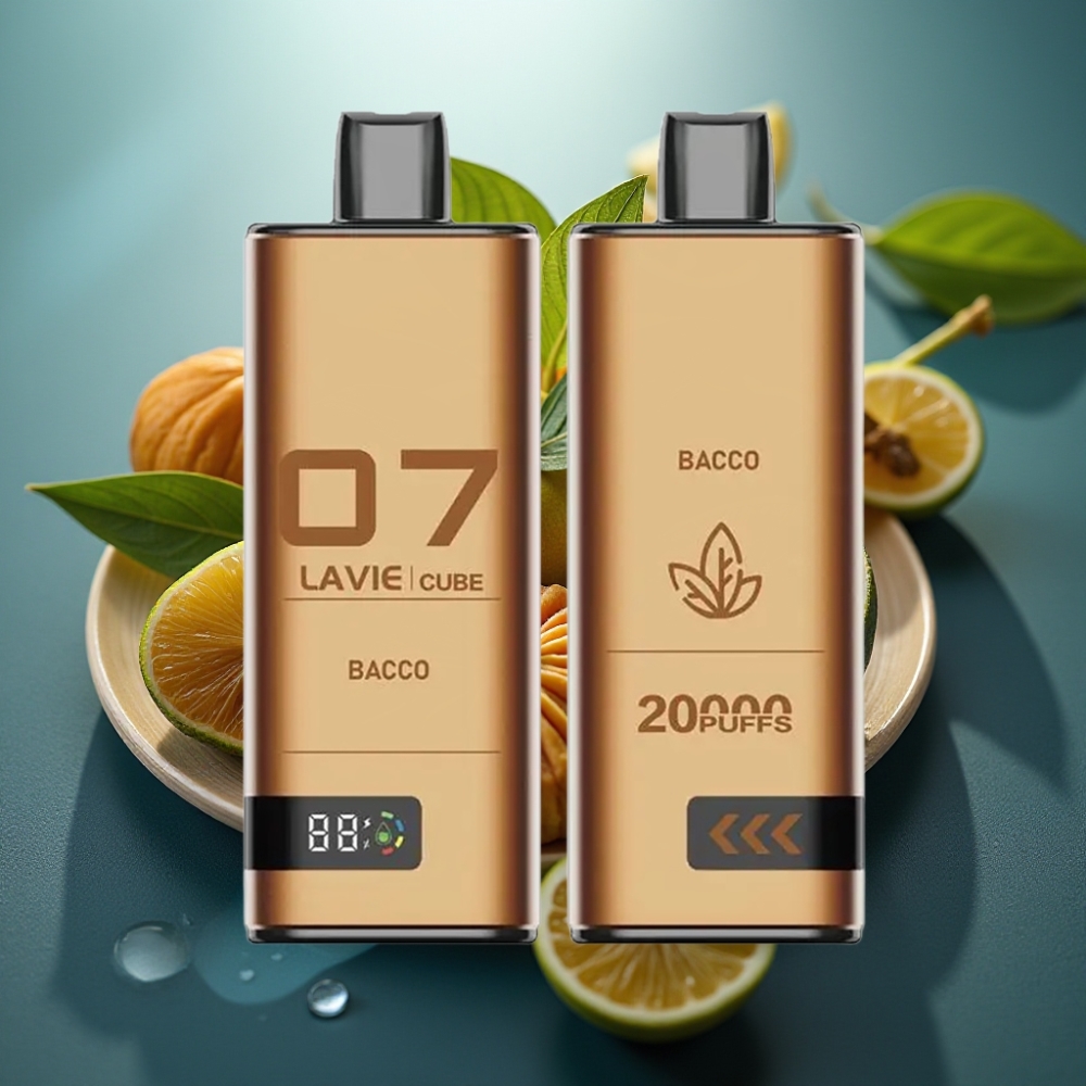 Lavie Cube 20000 Puffs Vape Descartável Bacco 28ML 5 Nic Sal