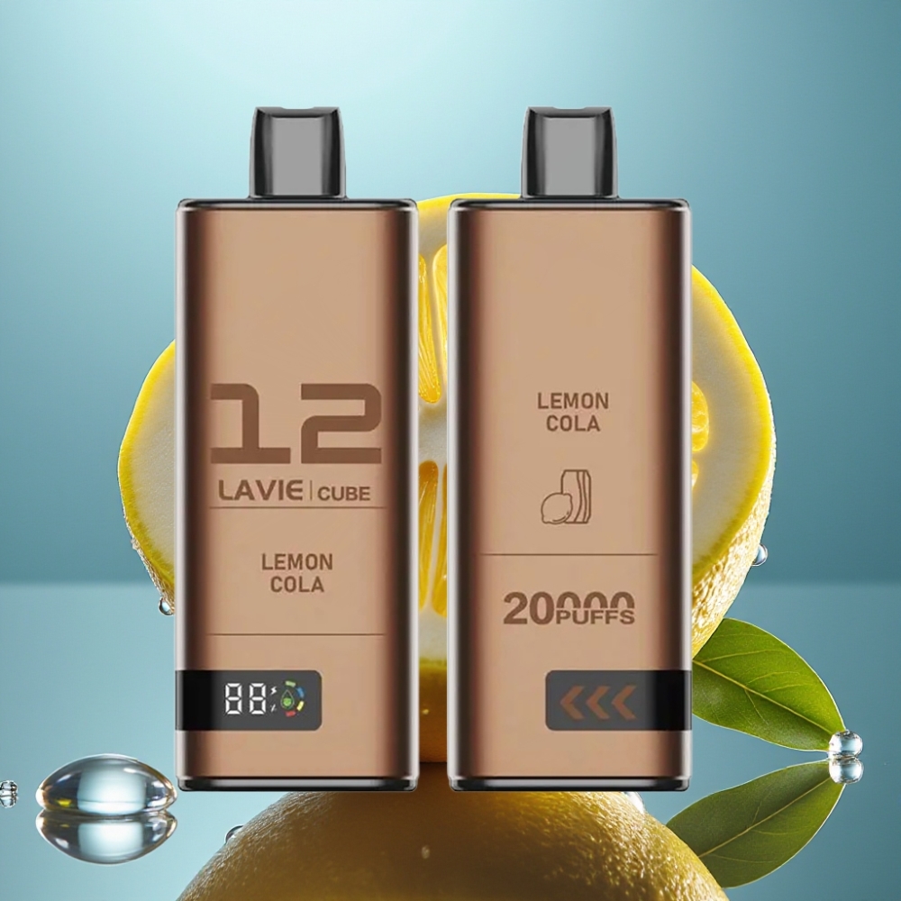 Lavie Cube 20000 Puffs Vape Descartável Limão Cola 28ML 5 Nic