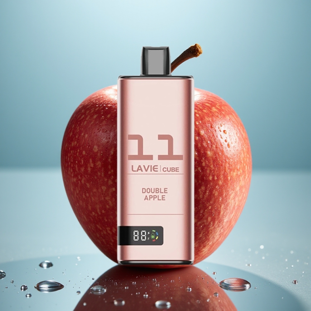 Lavie Cube 20000 Puffs Vape Descartável Maçã Dupla 28ML 5 Nic