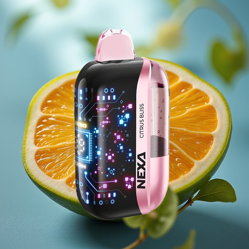 NEXA Ultra 50K Vape Descartável 20ml 5 Nicotina Sabor Citrus Bliss