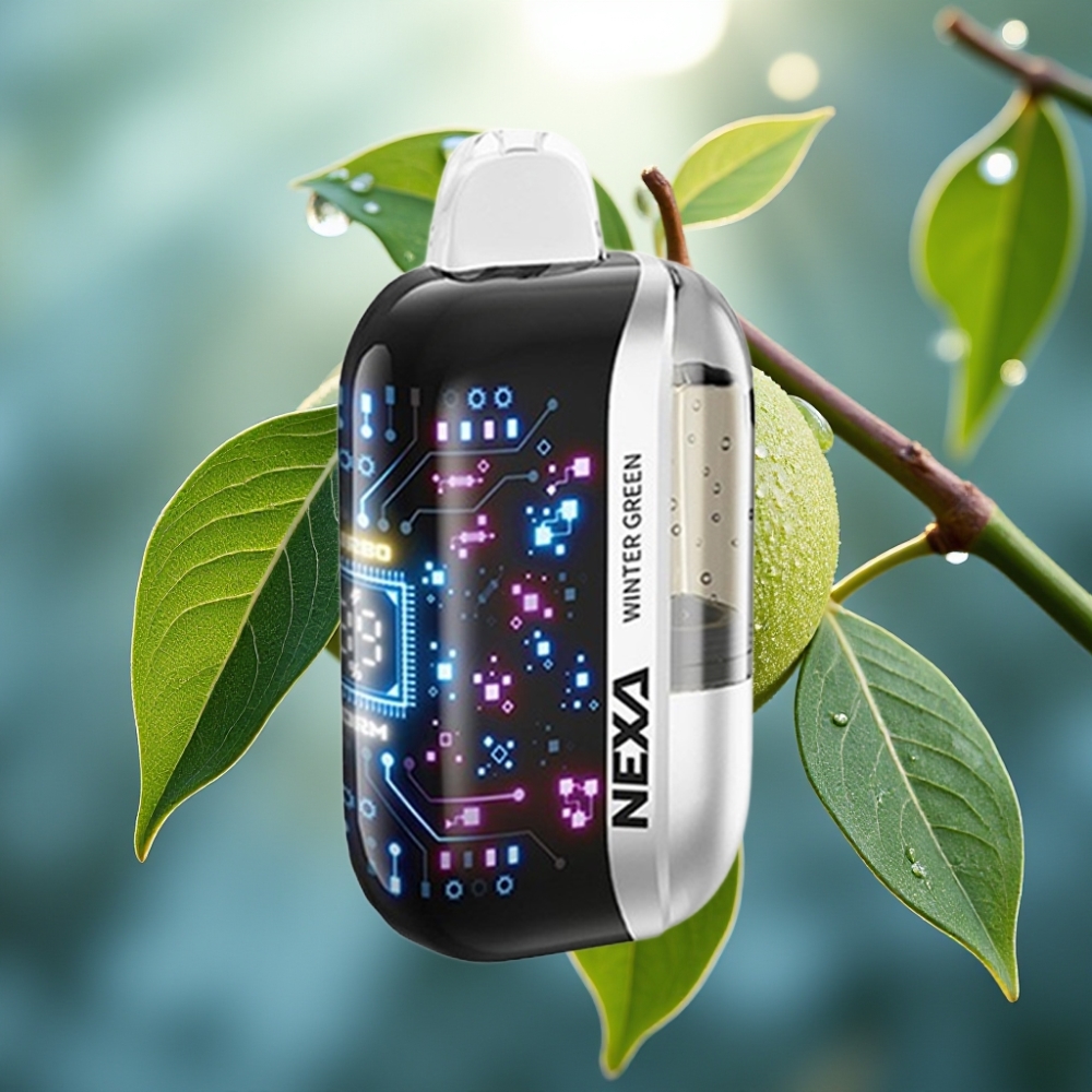 NEXA Ultra 50K Vape Descartável 20ml 5 Nicotina Sabor Verde Inverno